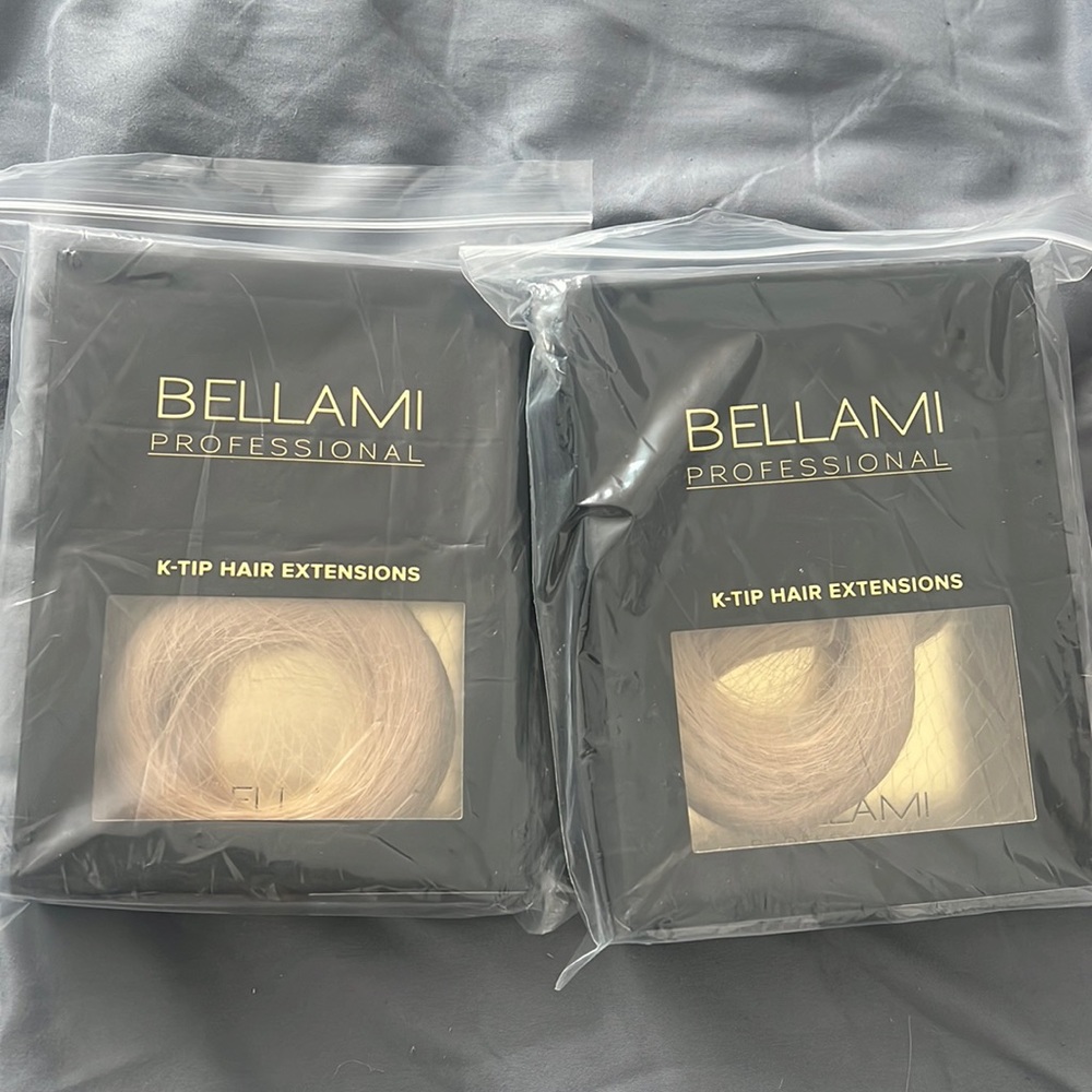 Bellami professional 18” K rip extensions: dirty blonde